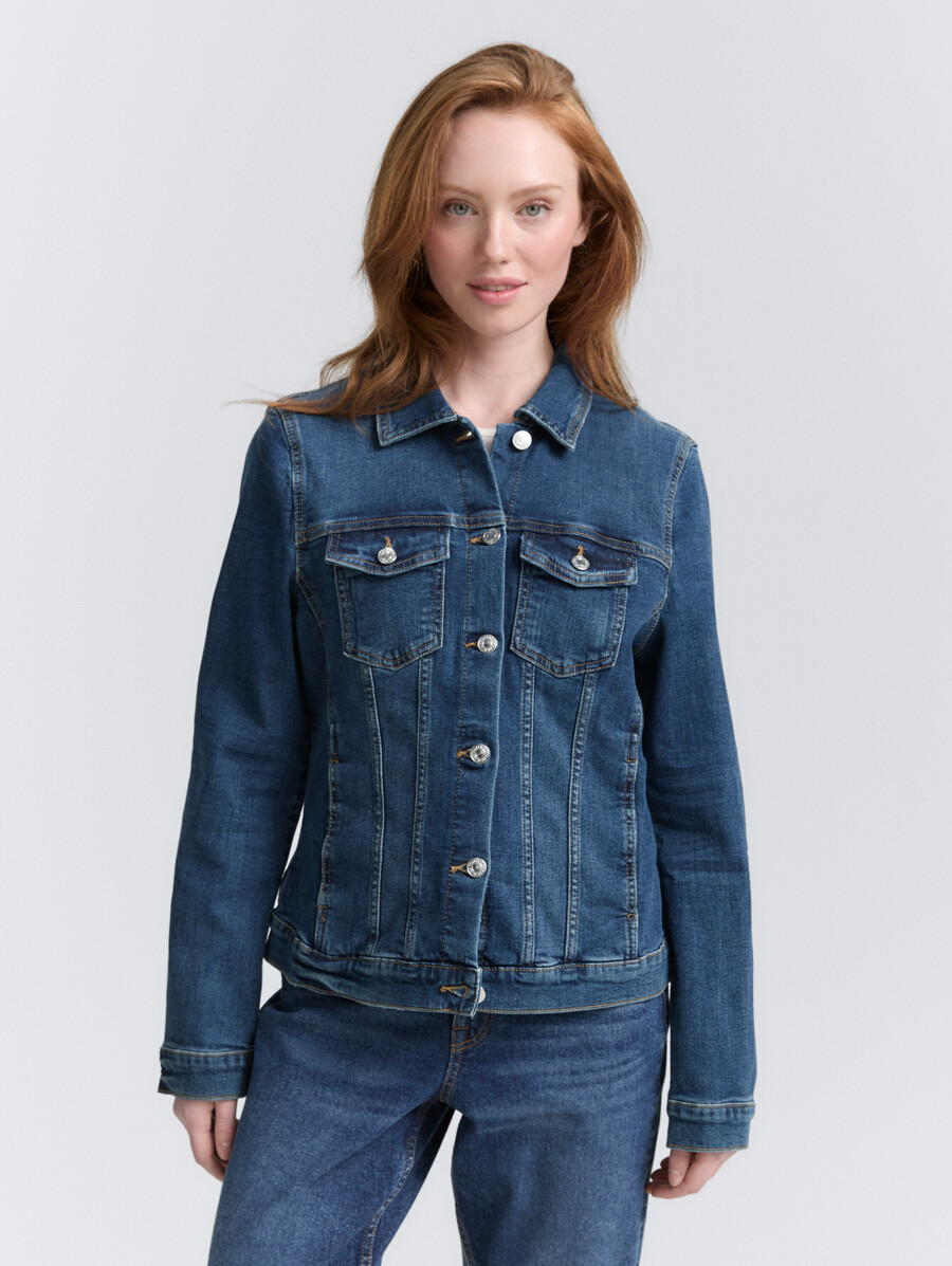 veste en jean en coton bio