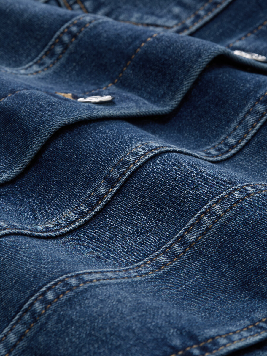 veste en jean en coton bio