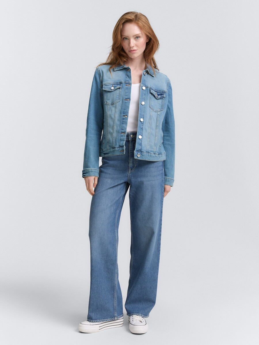veste en jean en coton bio