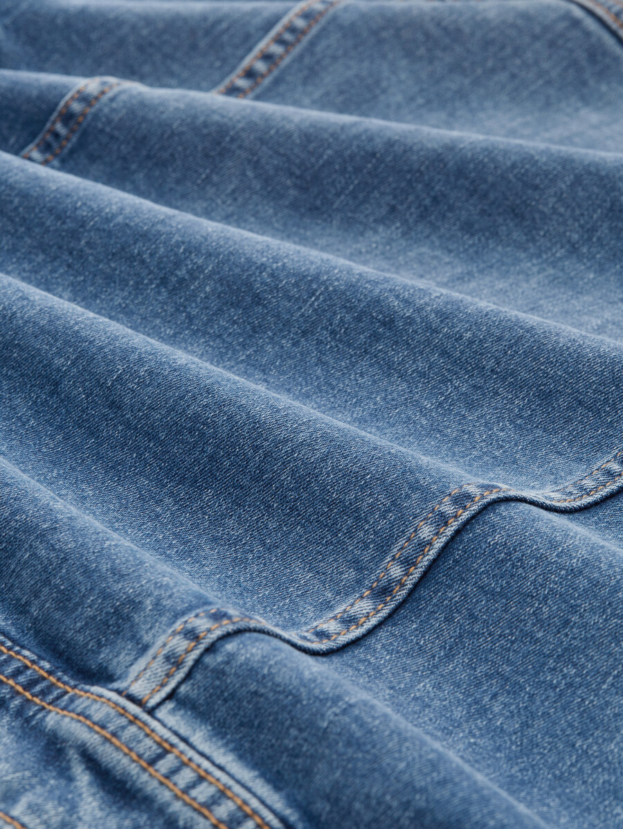 veste en jean grande taille avec doublure en coton bio