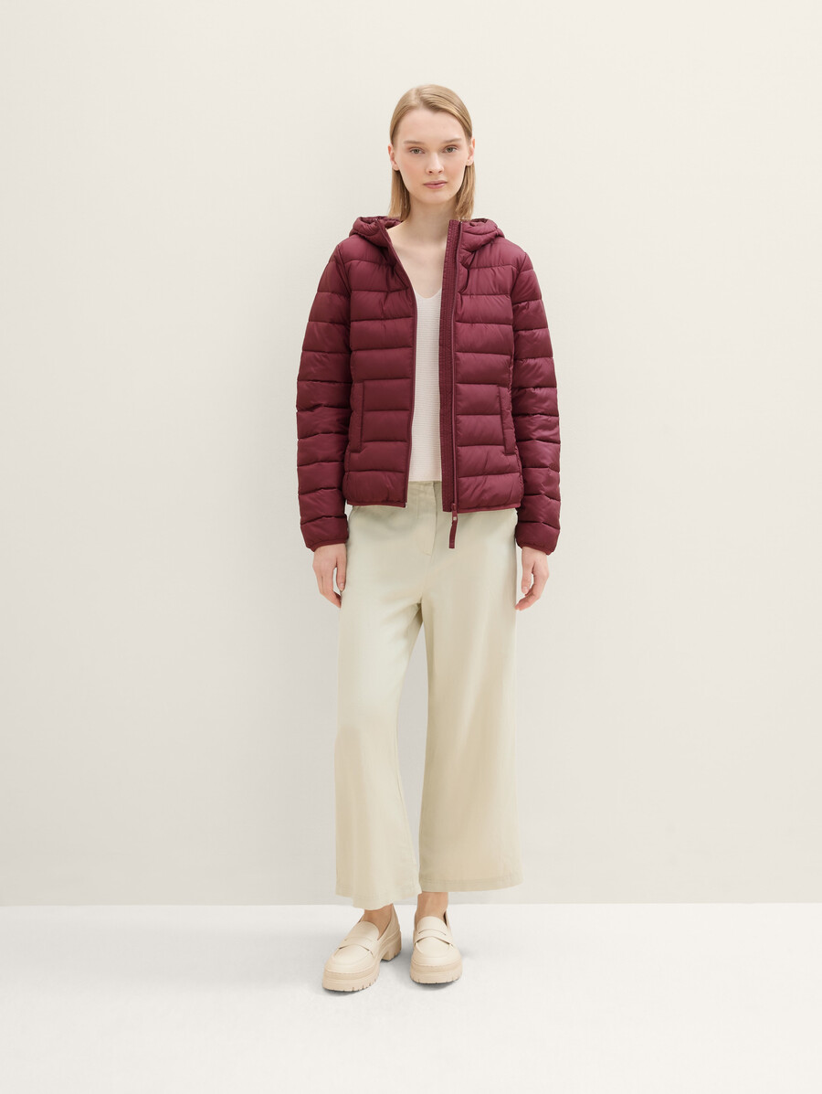 veste matelassée légère à capuche