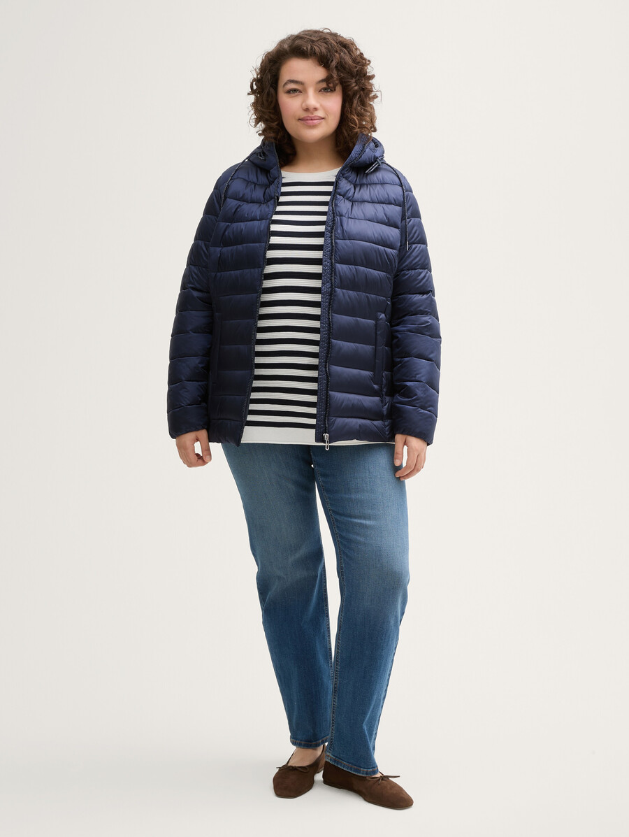 grande taille - veste matelassée légère avec fonction déperlante