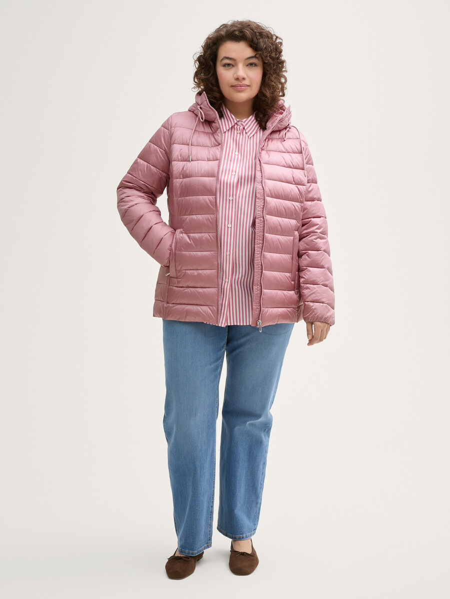 grande taille - veste matelassée légère avec fonction déperlante