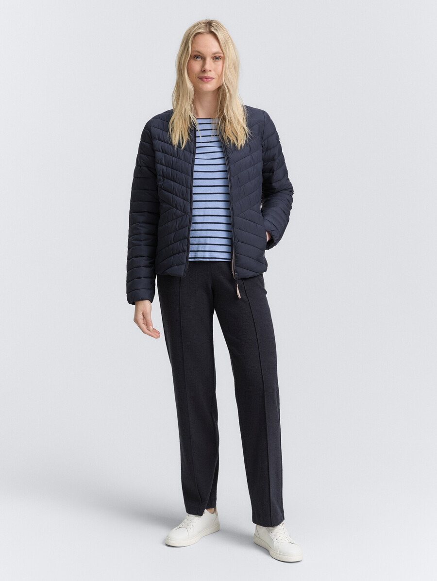 veste matelassée à col aviateur