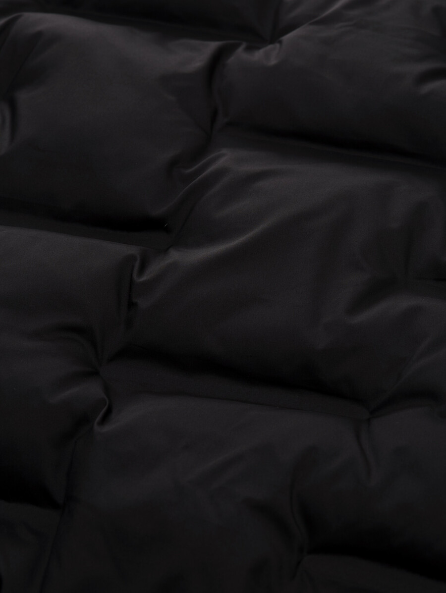 veste matelassée hybride avec capuche
