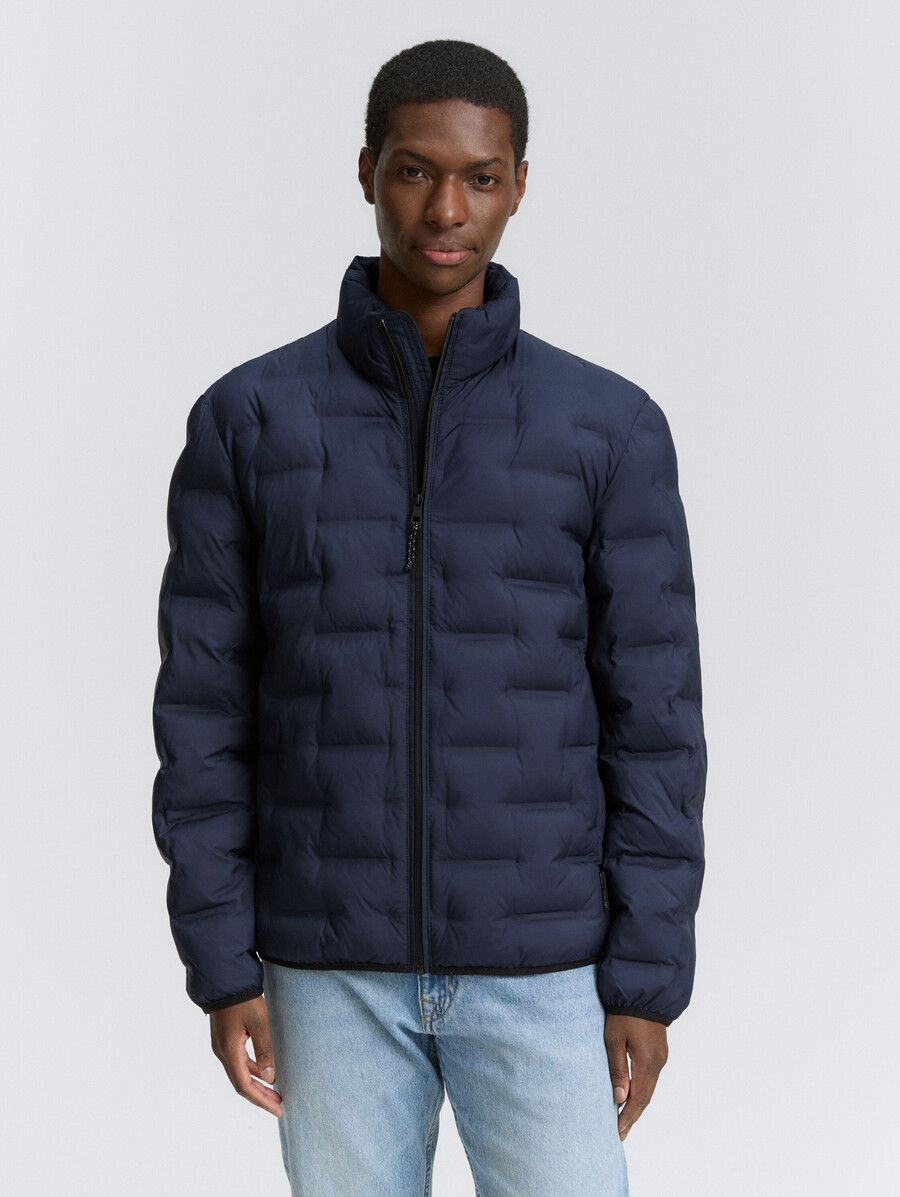 veste matelassée légère à col montant
