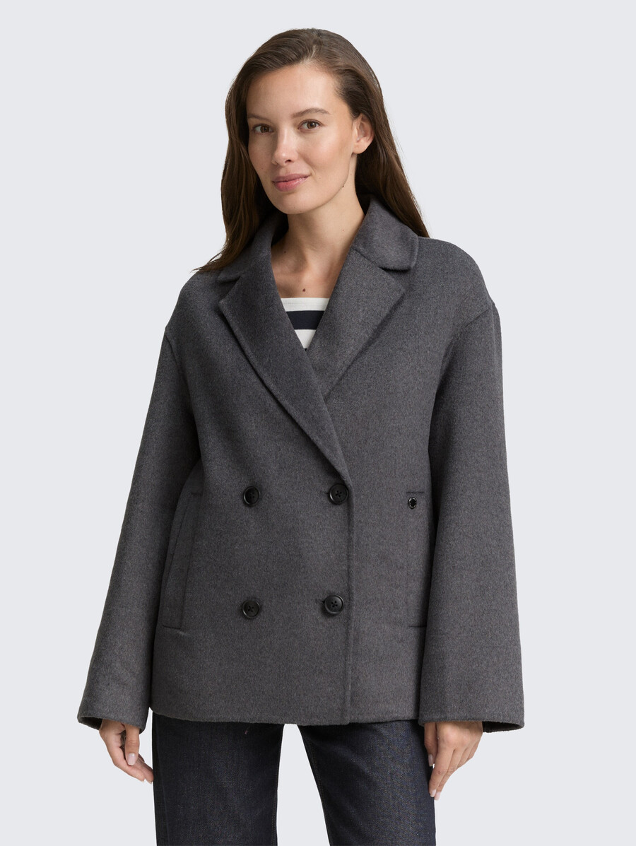 veste caban en laine
