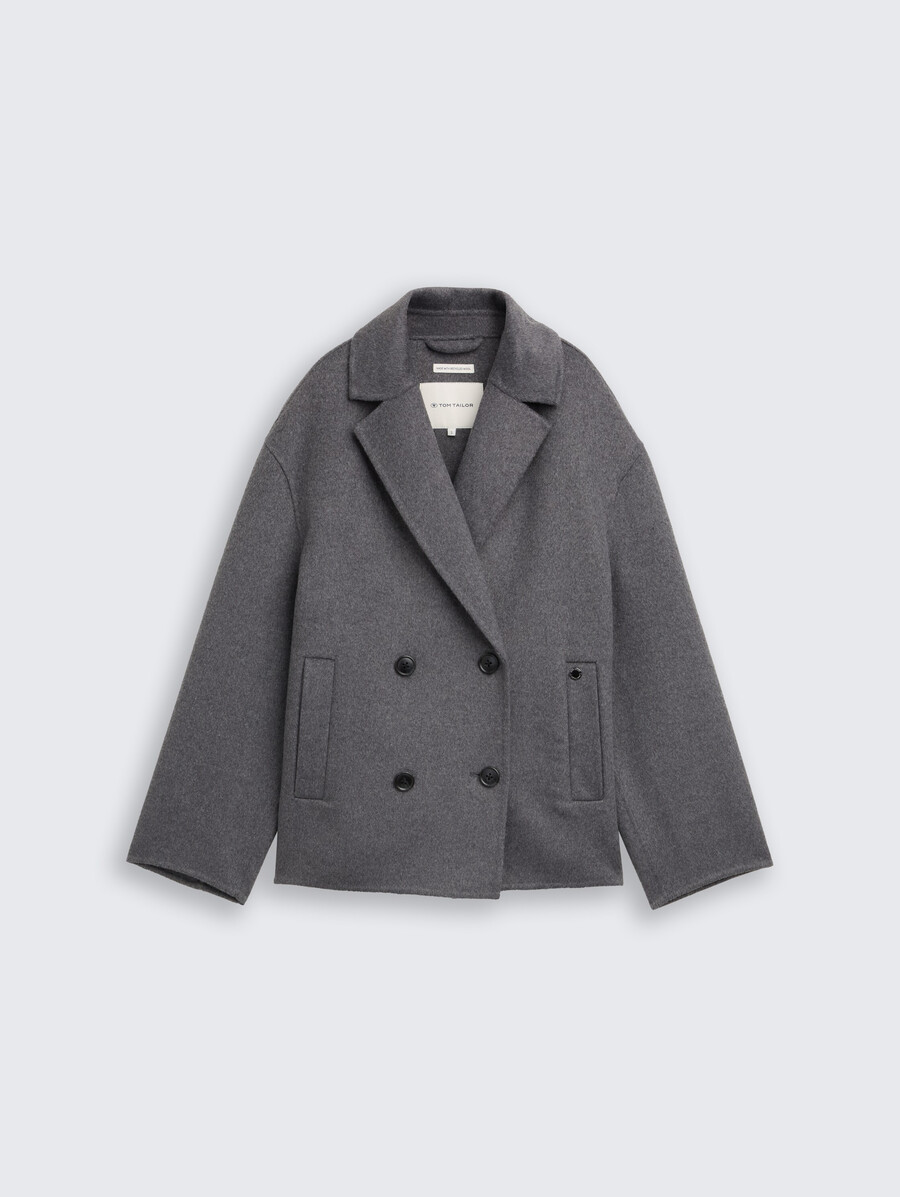 veste caban en laine