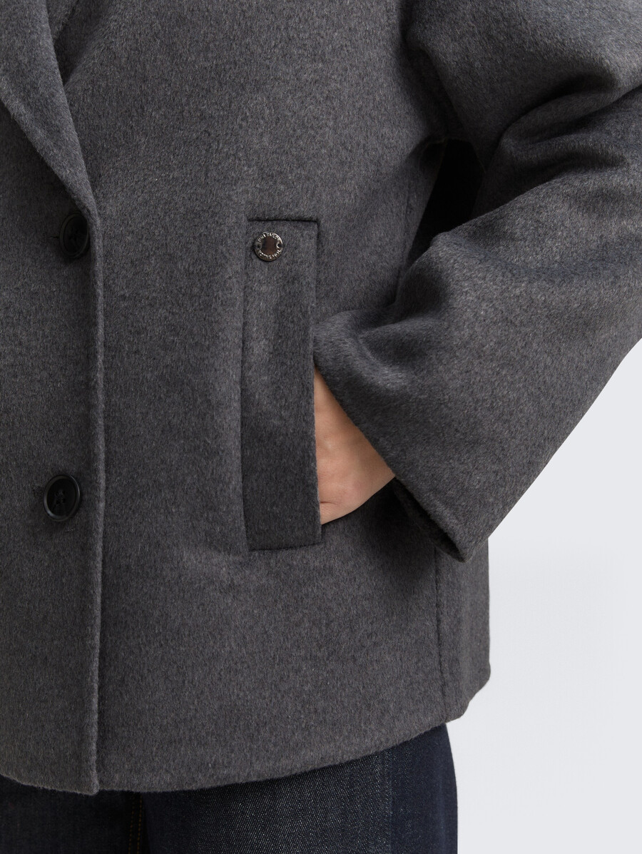 veste caban en laine