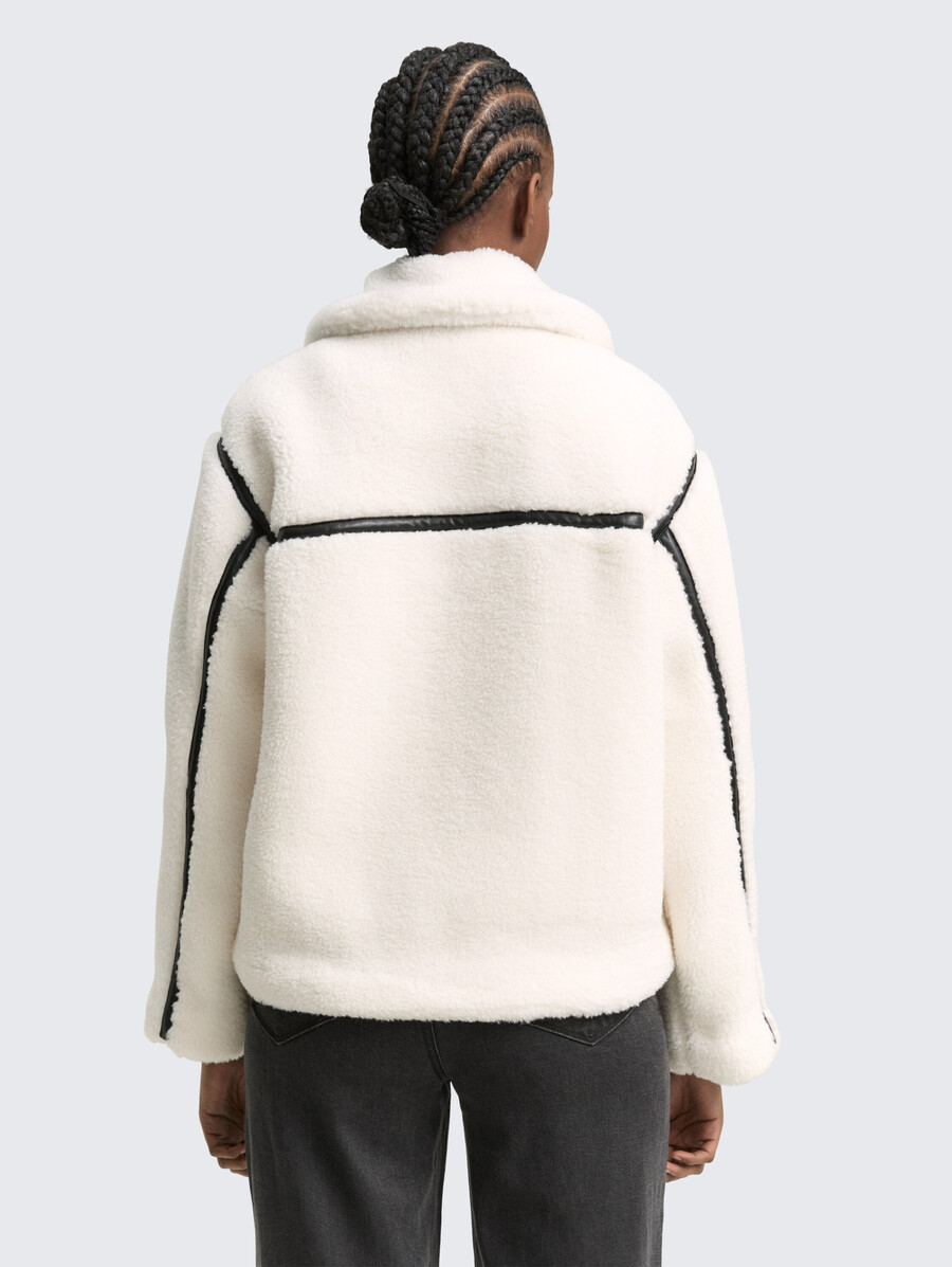 veste teddy ample