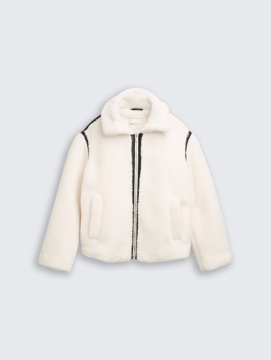 veste teddy ample