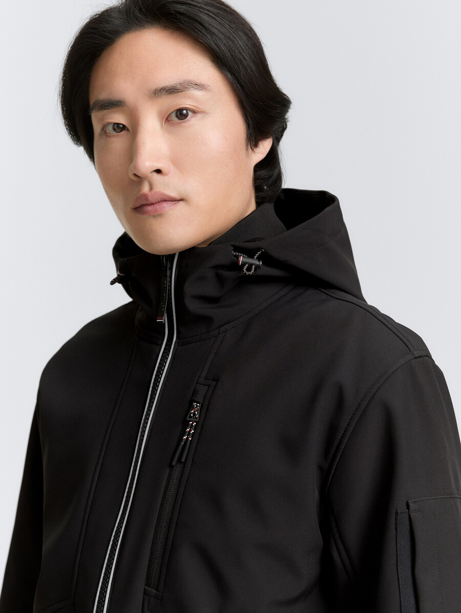 veste softshell à capuche