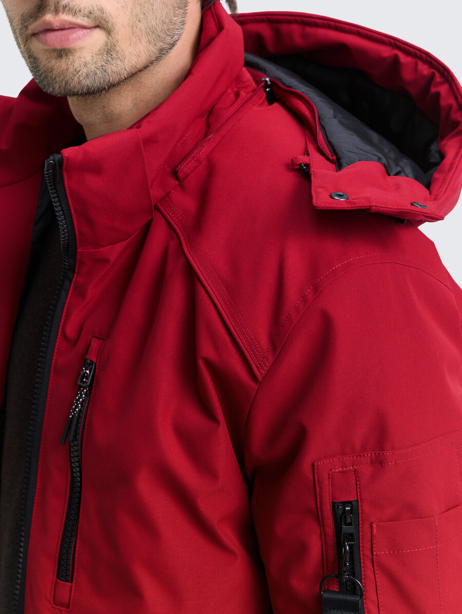 veste dhiver avec capuche amovible