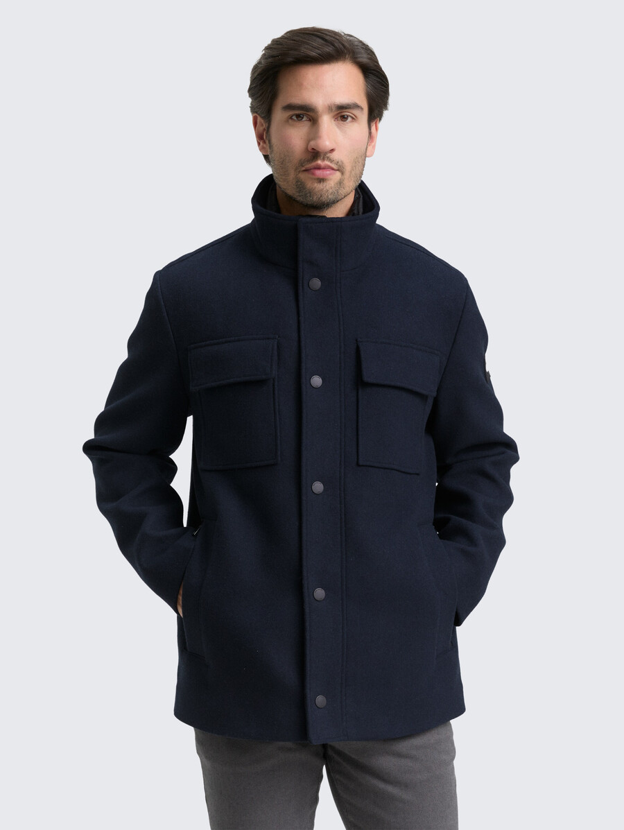 veste en laine 2 en 1 avec veste intérieure amovible