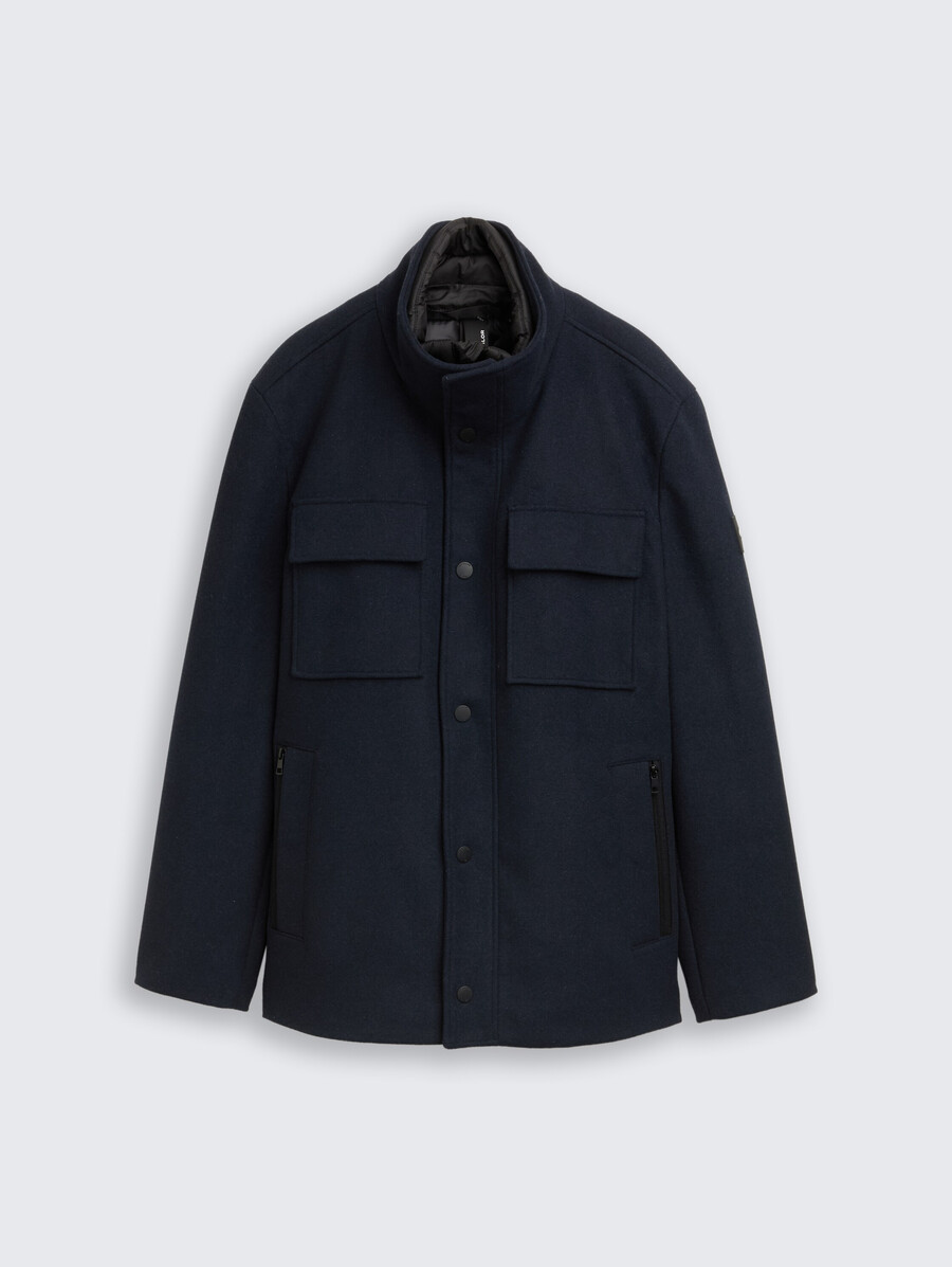 veste en laine 2 en 1 avec veste intérieure amovible