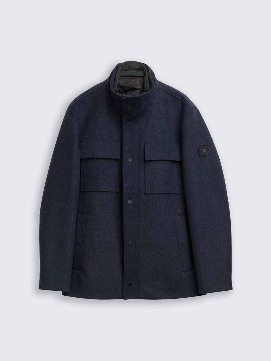 veste en laine 2 en 1 avec veste intérieure amovible