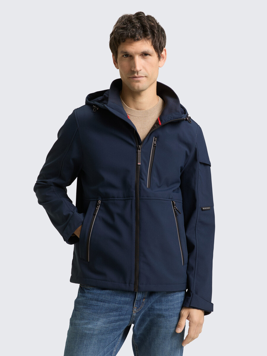 veste softshell à capuche