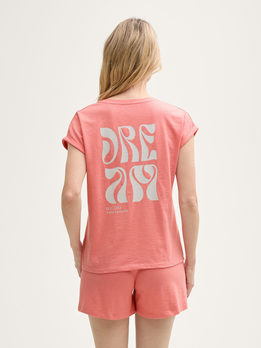ensemble pyjama avec imprimé texte