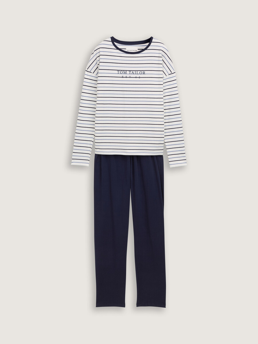 ensemble pyjama à rayures