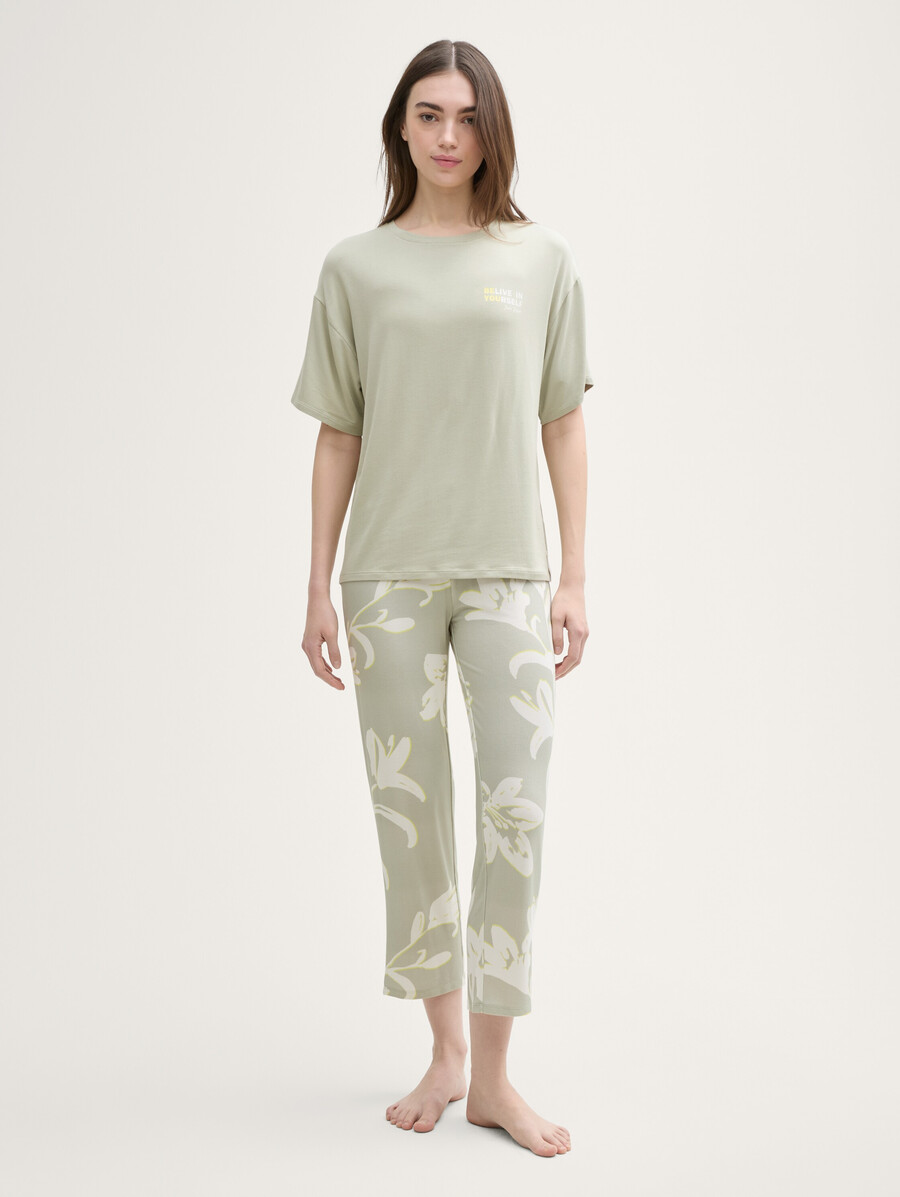 ensemble pyjama à imprimé intégral
