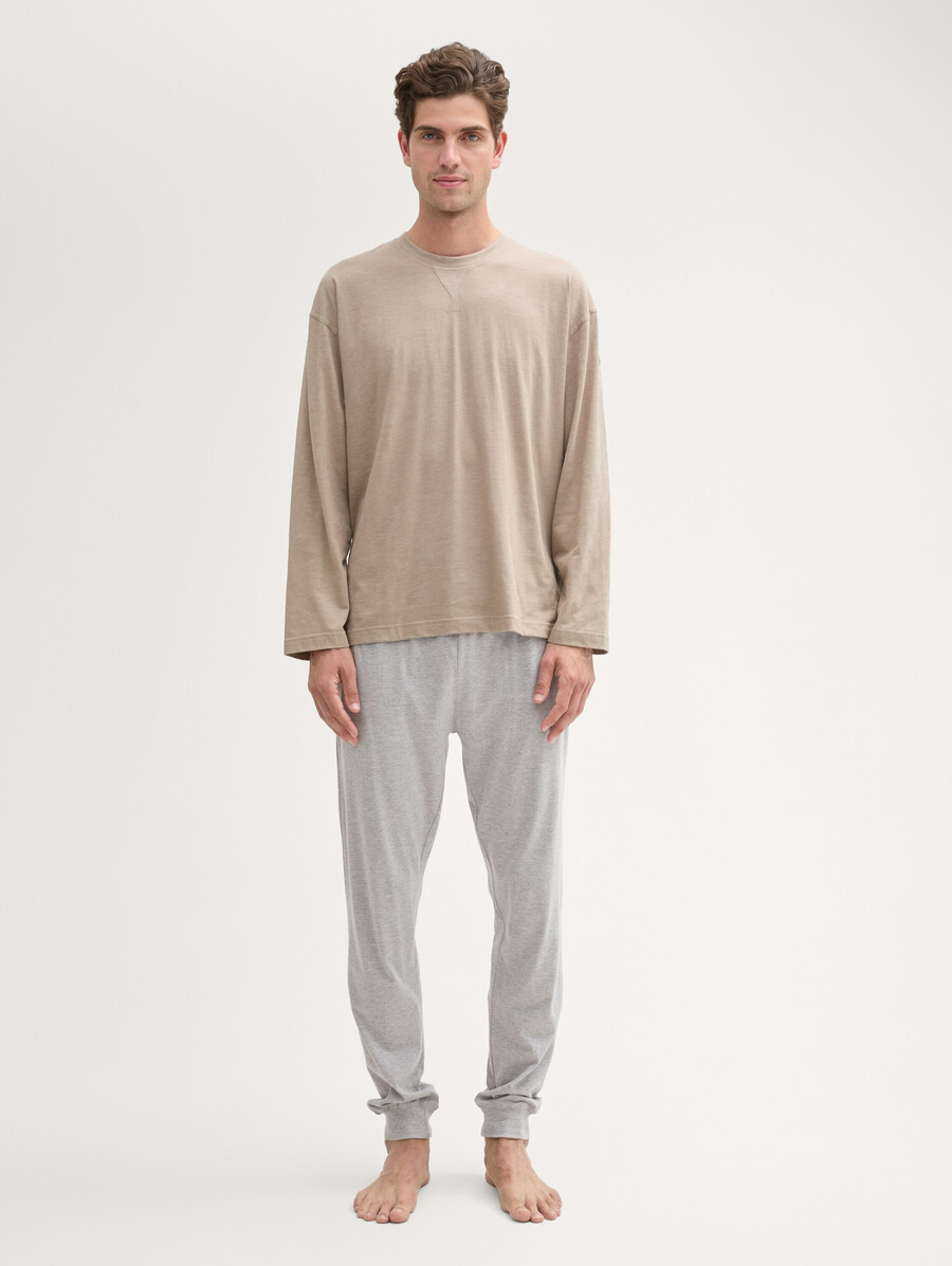 pantalon de pyjama à laspect chiné
