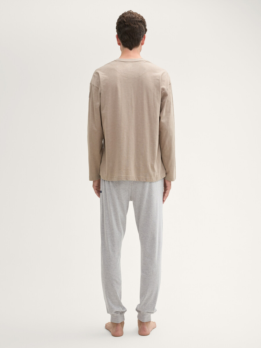 pantalon de pyjama à laspect chiné