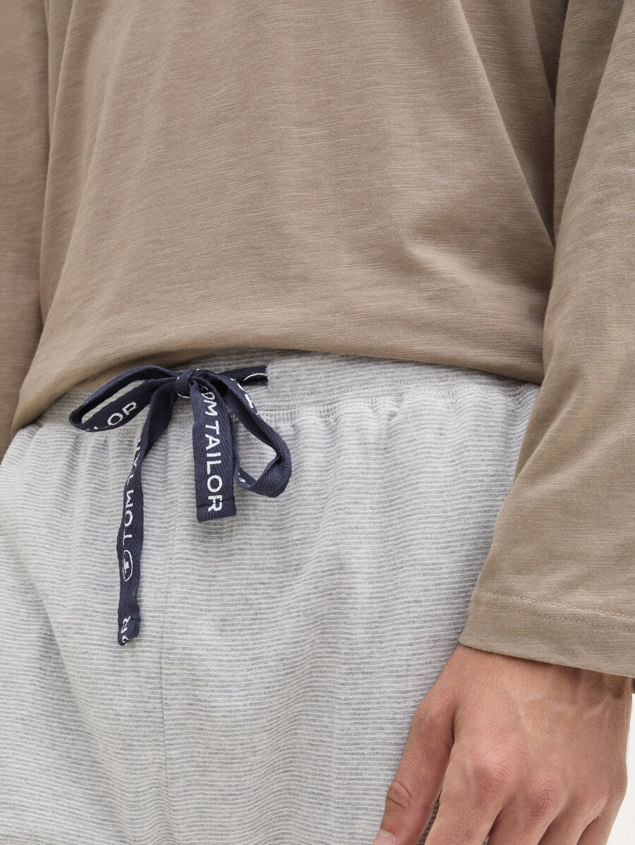 pantalon de pyjama à laspect chiné