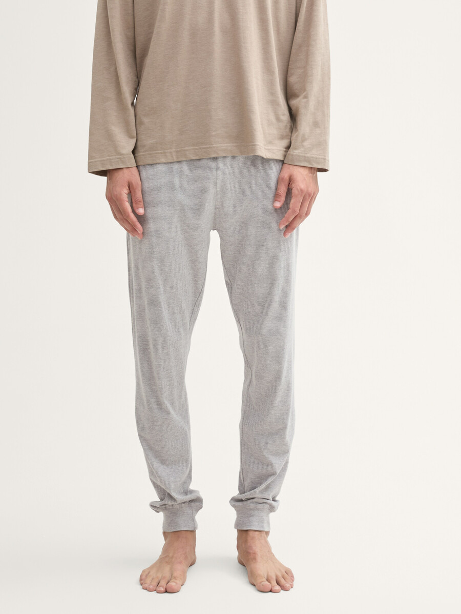 pantalon de pyjama à laspect chiné